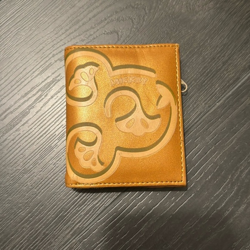 Mickey Dark Gold Wallet